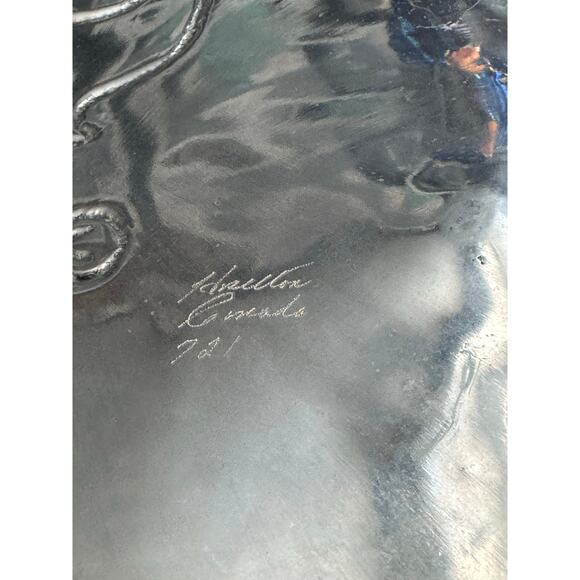 Vintage Hoselton Canada Hand Created Cast Aluminum Signed - Picture 8 of 10